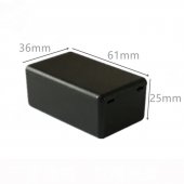 61*36*25mm Waterproof Black DIY Housing Instrument Case ABS Plastic Project Box