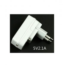 5V 2.1A Eur Charger Adapter 1 Socket