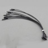 CAB_F-M 10pcs/set 20cm Female/Male Dupont Cable Black For Breadboard