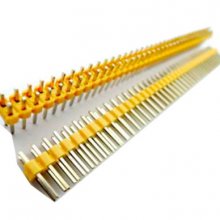 Yellow 2*40 2.54 Gold-plated copper, male pin header,ROHS 100pcs/Bag