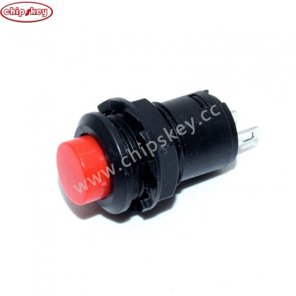 DS-428/DS425A/12mm Botton With Lock/Red 12mm Self Lock Switch