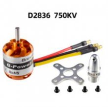 D2836 750KV Brushless Motor