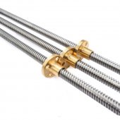 T8-2-D8 screw; Screw diameter of 8mm, pitch 2mm lead screw length 600mm