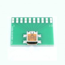 MINI USB 10Pins PCB Converter Adapter Breakout Board