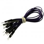 CAB_M-M 10pcs/set 15cm Male/Male Dupont Cable Purple For Breadboard