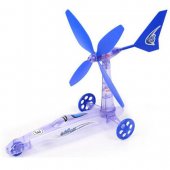 Wind Powered DIY Educational Toy Car Gift