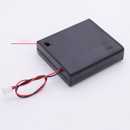 4 x AAA Battery Case with Switch and 2P PH2.0 (for mico:bit)