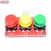 3-digit color button module, 3-channel large button