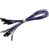 CAB_F-F 10pcs/set 20cm Female/Female Dupont Cable Purple For Breadboard