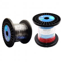 30AWG UL 10064 Teflon insulation mini wire 1000M/Reel Red / Construction 7/0.10, O.D. 0.53mm