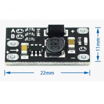 1.5A Multi-function Mini Boost Module Step Up Board 5V 8V 9V 12V LED Indicator Diy Voltage Module 3.7V lithium battery