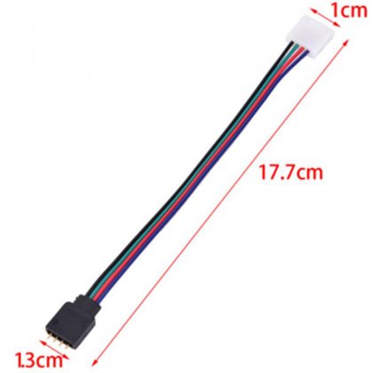 15cm 4 Pin LED RGB Strip Extension Connector