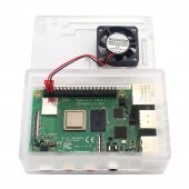 Transparent Raspberry pi 3B+/3B box with fan Transparen