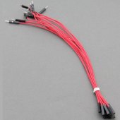 CAB_F-M 10pcs/set 15cm Female/Male Dupont Cable Red For Breadboard
