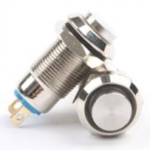 8MM Waterproof Latching Maintained High Round Stainless Steel Metal/Self Lock
