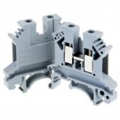 Grey Din Rail Terminal Block UK-2.5B Wire Electrical Conductor Universal Connector Screw Connection Terminal Strip Block UK2.5B
