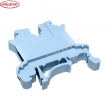 Grey Din Rail Terminal Block UK-2.5B Wire Electrical Conductor Universal Connector Screw Connection Terminal Strip Block UK2.5B