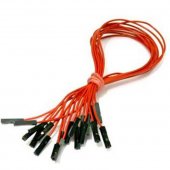 CAB_F-F 10pcs/set 30cm Female/Female Dupont Cable Red For Breadboard