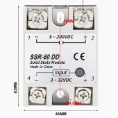 DD (DC-DC) 60A SSR-60DD