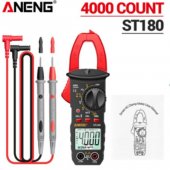 ANENG ST180 4000 Counts Digital Clamp Meter AC Current Multimeter Ammeter Voltage Tester Car Amp Hz Capacitance NCV Ohm Tool