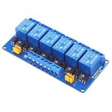 6 Channel 3.3V 5V 12V 24V relay with Optcoupter, each Channel can cutover high/low Level