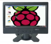 7 inch Raspberry Pi Second Generation LCD Monitor 7inch TFT Monitor with AV Cable and Charger