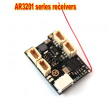 AR3201 FlySky AFHDS 2A receiver built-in 2 brushed ESCs speed controls differential speed control for micro airplanes