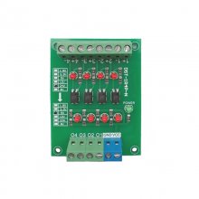 3.3V to 5V 4-way photoelectric isolation module/high-level voltage conversion board/PNP output DST-1R4P-P