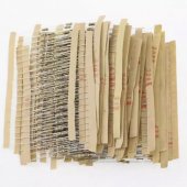 860pcs/lot Carbon Film Resistor Kit 1/4W 5% Resistors Assorted Kit Set 43values*20pcs Resistance 1R - 1M Ohm 0.25W Resistor Pack