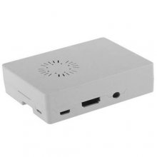 Grey Square Raspberry PI 3 Case Compatible Fan