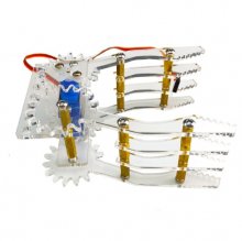 Transparent Plastic Robotic Claw Robot Gripper Steering Gear Mechanical Claw for DIY Handmade