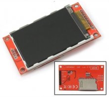 2.2" Serial TFT SPI LCD Module Display 240x320 Chip ILI9340C PCB Adapter SD Card
