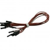 CAB_F-F 10pcs/set 15cm Female/Female Dupont Cable Brown For Breadboard