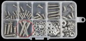 304 stainless steel ,13 Kinds of M3 M4 M5 Screw ,Nut,Gasket , Screw Kit