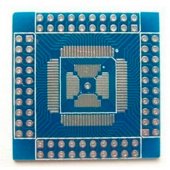 Double-Side QFP / QFN / TQFP / LQFP 16-80-pin to DIP Adapter / Breakout Board Module