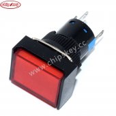 Red Push button switch LAS1 -AJ - 11 LA128 LA16 - J - 11d RED 24VOLT DC