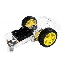 Smart car chassis tracing car with belt encoder and strong magneto