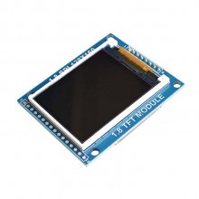 1.8-inch TFT module LCD display module / with PCB backplane / SPI serial port only requires 4 IO