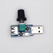 USB fan governor wind speed air volume regulator cooling mute multi-range