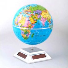 Solar Power Powered Educational Rotating Globe Earth Toy