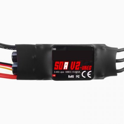 Skywalker 50A V2 UBEC 3.5MM Banana Head ESC