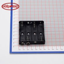 4AA Battery Case Holder,6v Battery Pack,Battery Storage Box with 9V Battery Button Connector