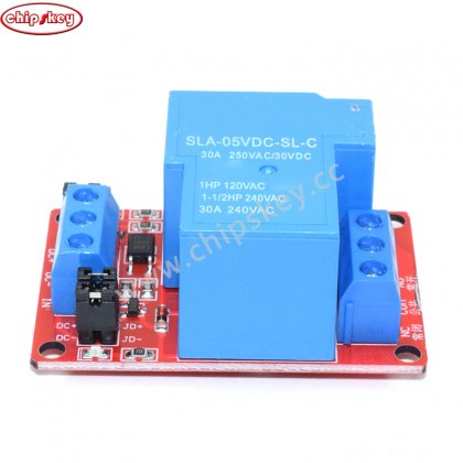 5V 30A 1Channels Relay With optocoupler isolation to support high and low trigger