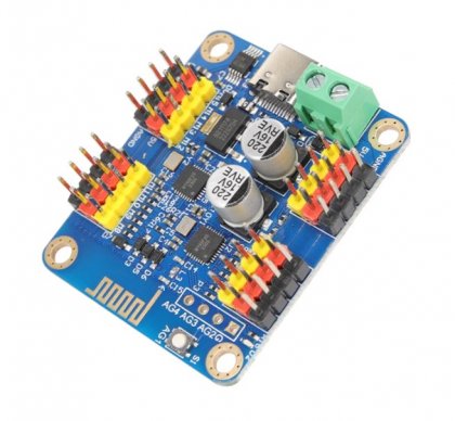 Intelligent 16 channel servo control board drive controller TTL serial port Bluetooth wireless upper computer APP