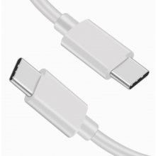 0.5/1M USB2.0 Type-C to Type-C Data Cable / White / 5 Core