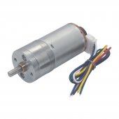 12V 35rpm JGA25-370 DC geared motor with encoder speed measuring code plate
