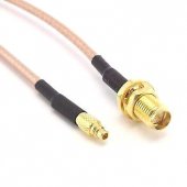 MMCX Male inside to RP-SMA-K Male in side 15CM RG316 Cable
