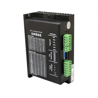 DSP design 2-phase Digital Step Driver DMA860H fit Steper Motor nema 23 and nema34 work 30-80VDC