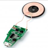 DIY DC 5V QI Wireless Charging PCBA Circuit Board + Coil Receiver Charger Module