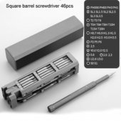 46 in 1 Screwdriver Set / Multifunction screwdriver set S2 Phillips slotted Precision Screw driver bit Mobile notebook maintenance tool hand tools